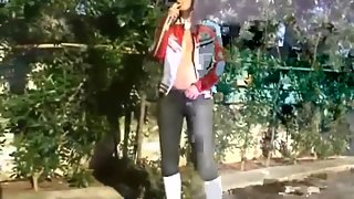 Fetish Liza - Biker outfit